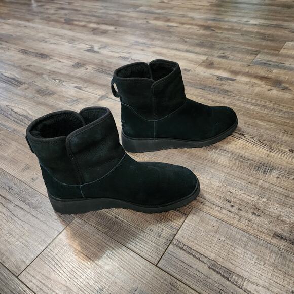Pre-owned UGG Kristin black suede classic boots size 9 - Picture 4 of 10